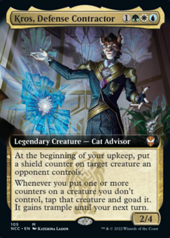 Kros, Defense Contractor (Extended Art) [Streets of New Capenna Commander] | The CG Realm