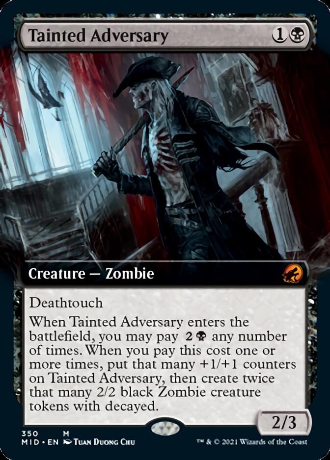 Tainted Adversary (Extended Art) [Innistrad: Midnight Hunt] | The CG Realm