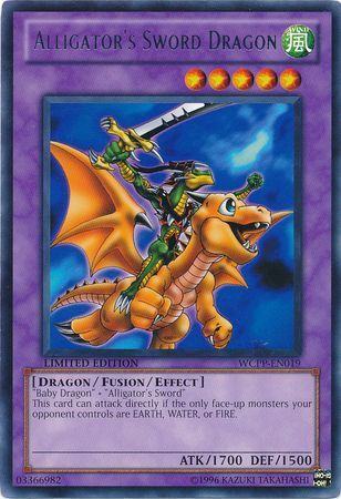 Alligator's Sword Dragon [WCPP-EN019] Rare | The CG Realm