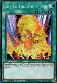 Armed Dragon Flash [BLVO-EN051] Secret Rare | The CG Realm