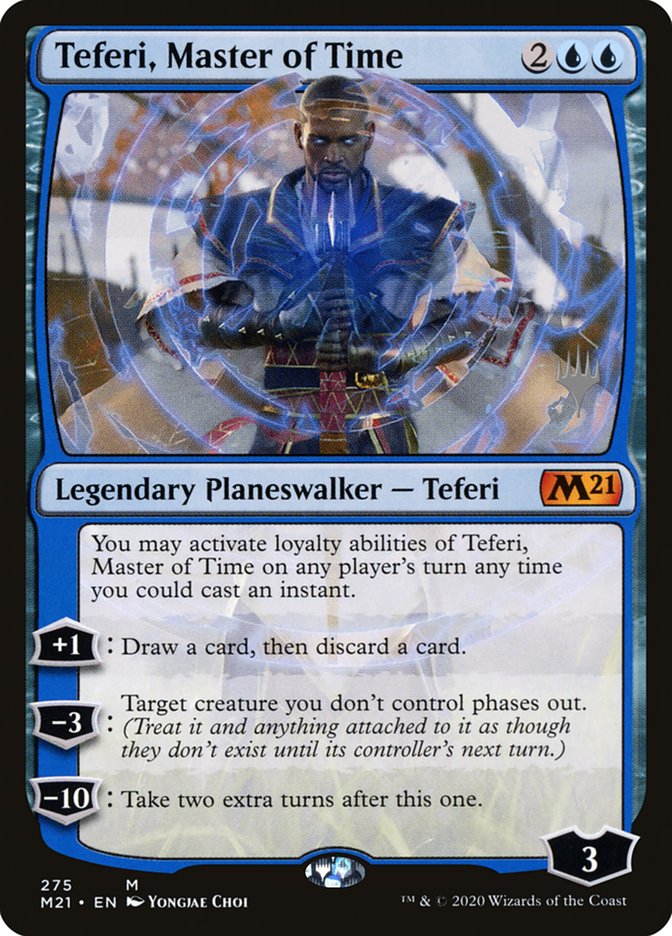 Teferi, Master of Time (Promo Pack) (275) [Core Set 2021 Promos] | The CG Realm