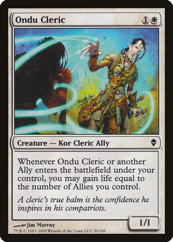 Ondu Cleric [Zendikar] | The CG Realm