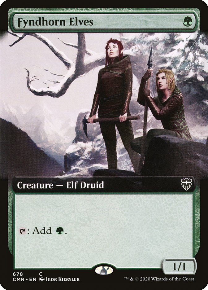 Fyndhorn Elves (Extended Art) [Commander Legends] | The CG Realm