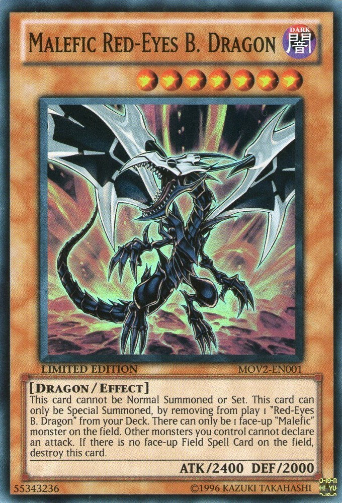 Malefic Red-Eyes B. Dragon [MOV2-EN001] Super Rare | The CG Realm