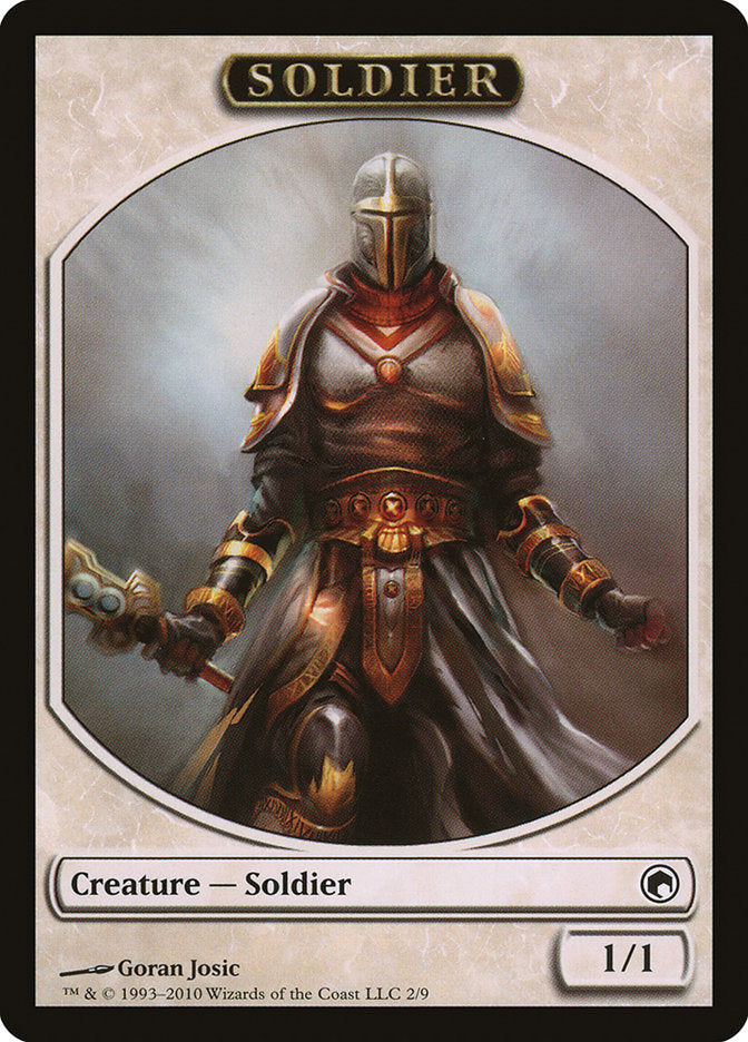 Soldier Token [Scars of Mirrodin Tokens] | The CG Realm