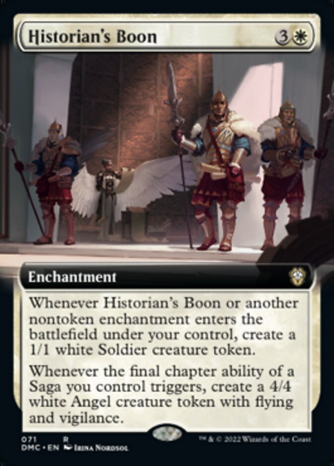 Historian's Boon (Extended Art) [Dominaria United Commander] | The CG Realm