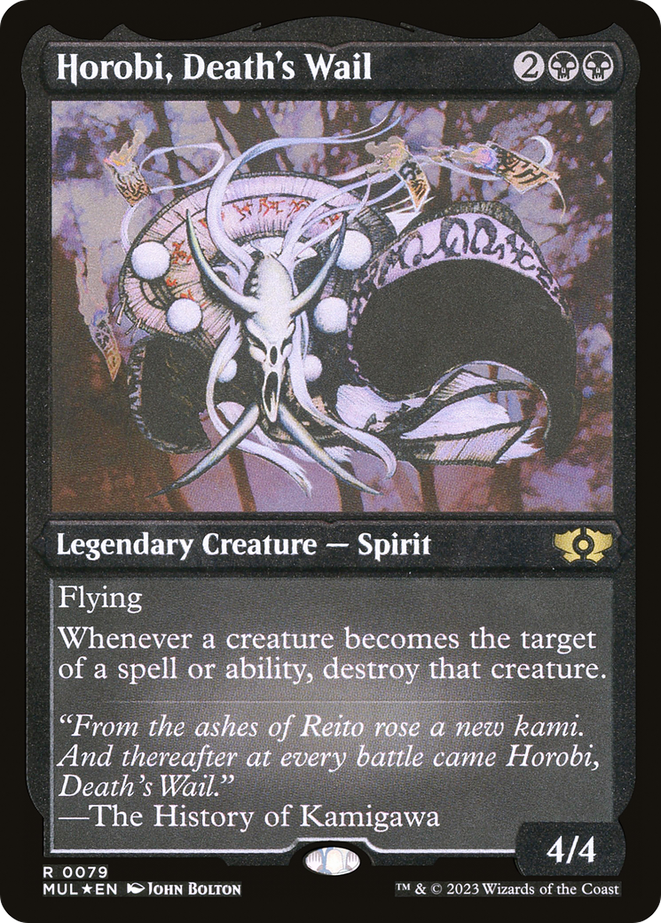 Horobi, Death's Wail (Foil Etched) [Multiverse Legends] | The CG Realm