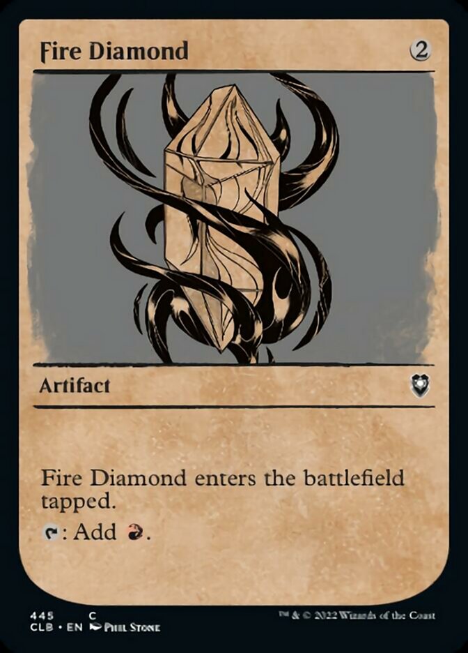 Fire Diamond (Showcase) [Commander Legends: Battle for Baldur's Gate] | The CG Realm