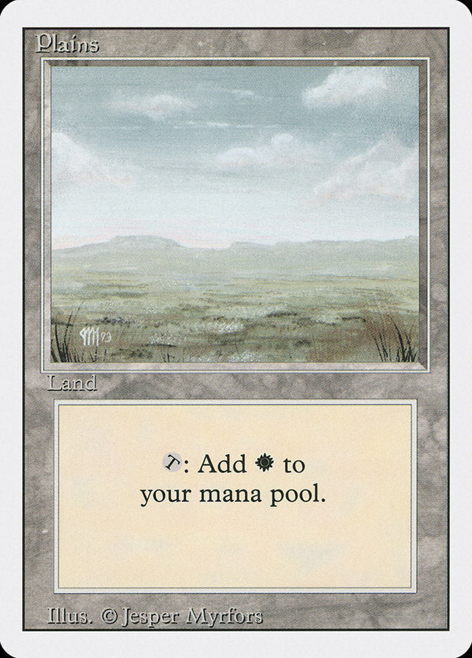 Plains (Signature on Left) [Revised Edition] | The CG Realm