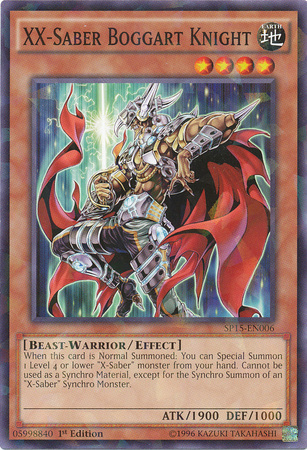 XX-Saber Boggart Knight [SP15-EN006] Shatterfoil Rare | The CG Realm