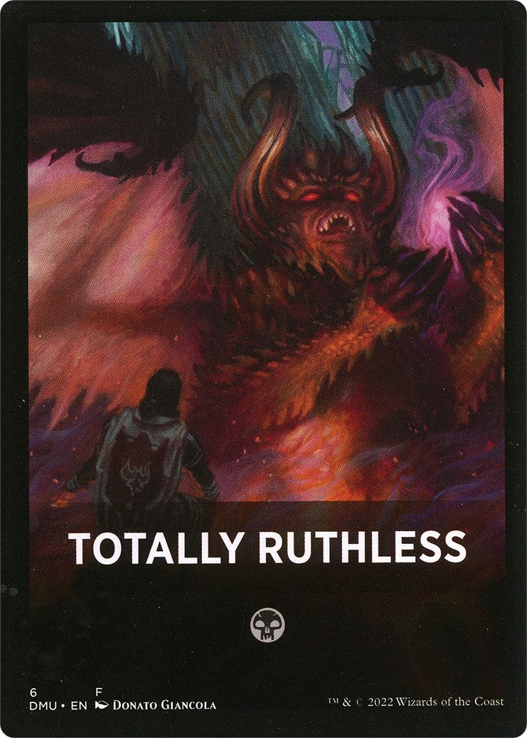 Totally Ruthless Theme Card [Dominaria United Tokens] | The CG Realm