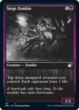 Siege Zombie [Innistrad: Double Feature] | The CG Realm