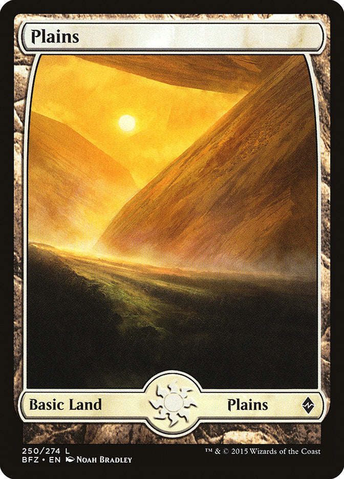 Plains (250) (Full Art) [Battle for Zendikar] | The CG Realm