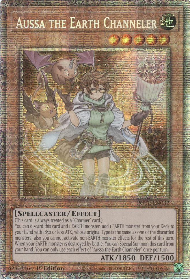 Aussa the Earth Channeler [POTE-EN032] Starlight Rare | The CG Realm