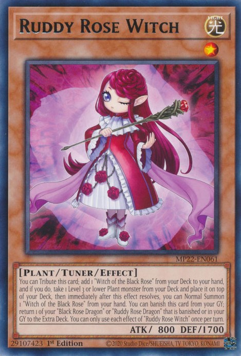 Ruddy Rose Witch [MP22-EN061] Rare | The CG Realm