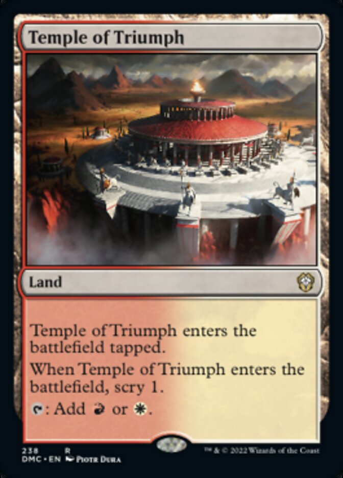 Temple of Triumph [Dominaria United Commander] | The CG Realm