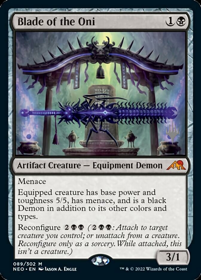 Blade of the Oni (Promo Pack) [Kamigawa: Neon Dynasty Promos] | The CG Realm