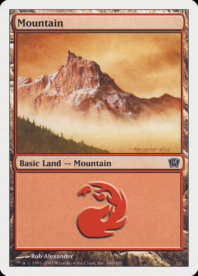 Mountain (346) [Ninth Edition] | The CG Realm