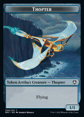 Copy // Thopter (006) Double-Sided Token [The Brothers' War Commander Tokens] | The CG Realm