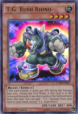 T.G. Rush Rhino [LC5D-EN210] Ultra Rare | The CG Realm