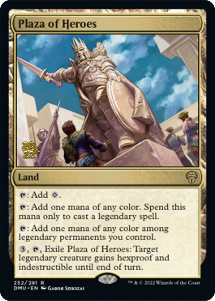 Plaza of Heroes [Dominaria United Prerelease Promos] | The CG Realm