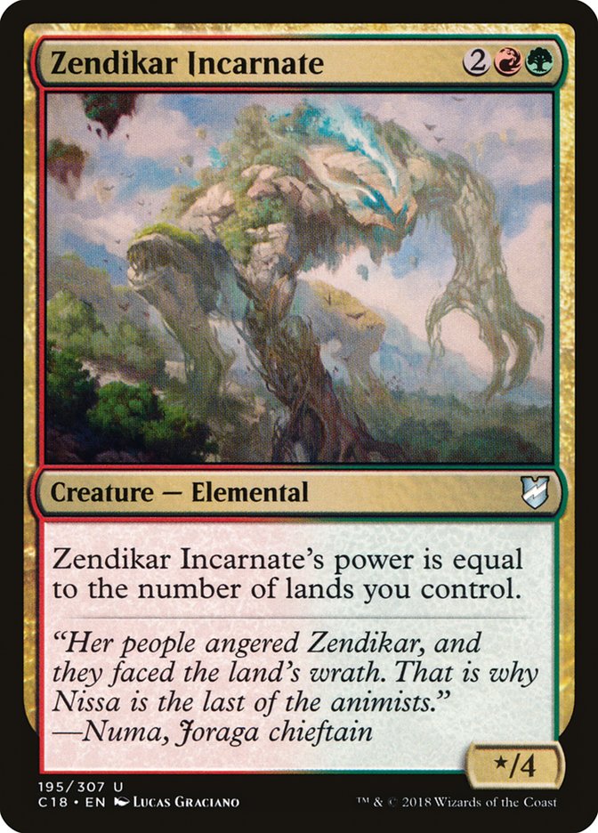 Zendikar Incarnate [Commander 2018] | The CG Realm