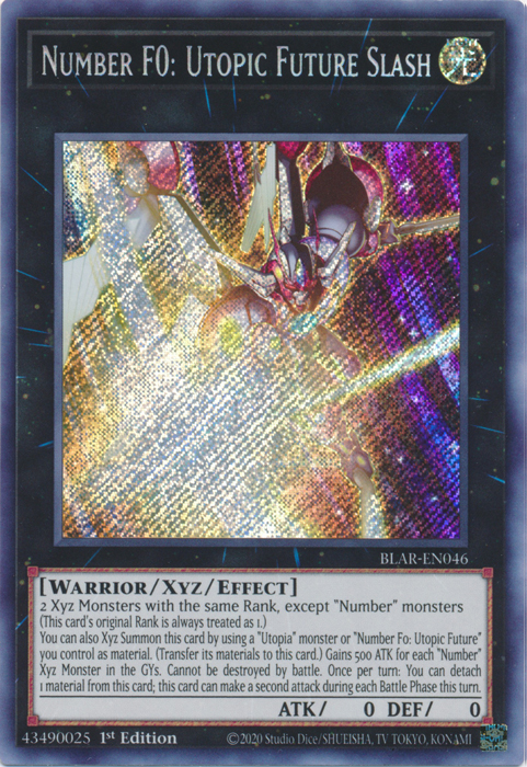 Number F0: Utopic Future Slash [BLAR-EN046] Secret Rare | The CG Realm