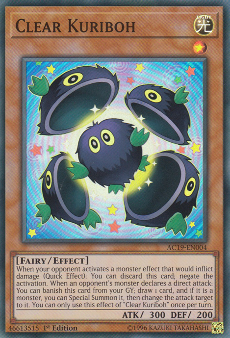 Clear Kuriboh [AC19-EN004] Super Rare | The CG Realm