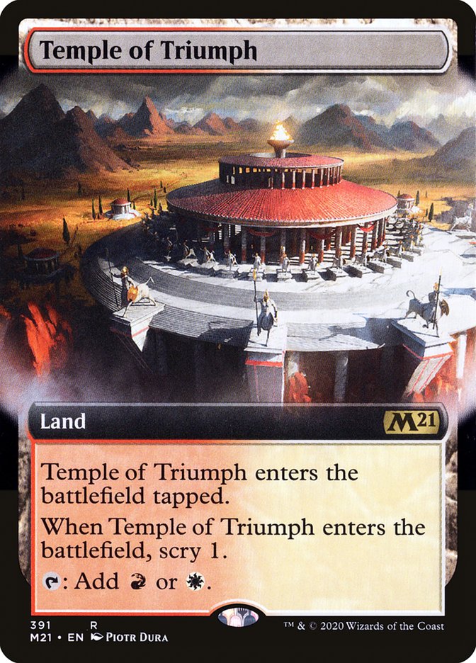 Temple of Triumph (Extended Art) [Core Set 2021] | The CG Realm