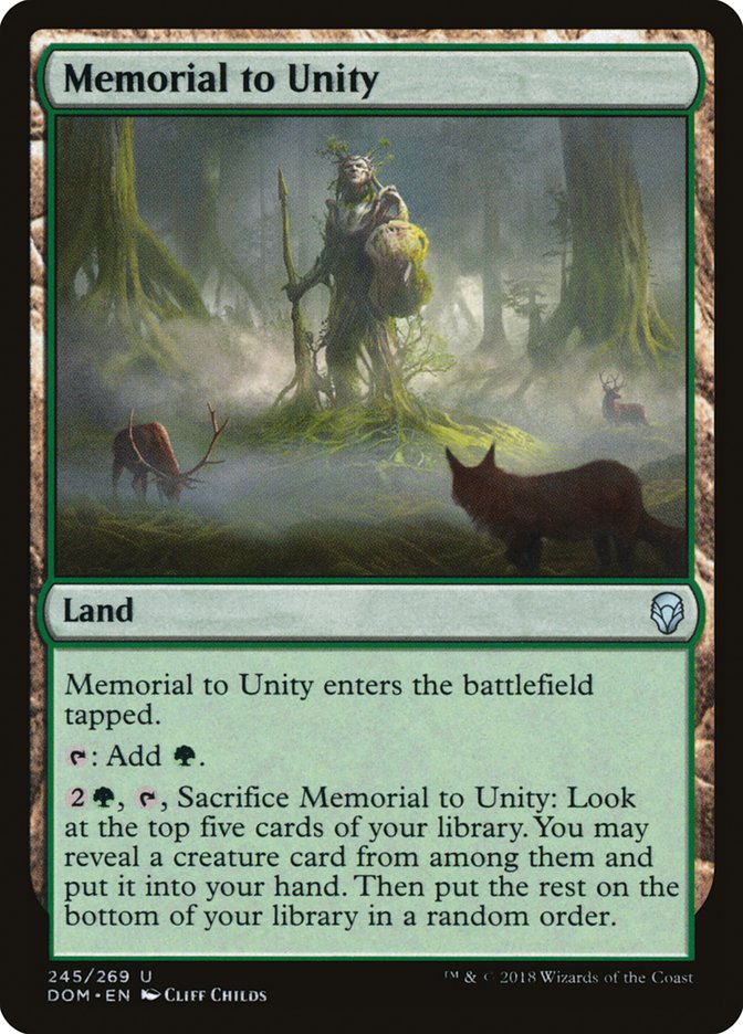 Memorial to Unity [Dominaria] | The CG Realm