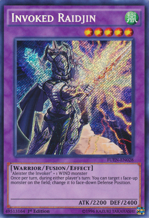 Invoked Raidjin [FUEN-EN028] Secret Rare | The CG Realm