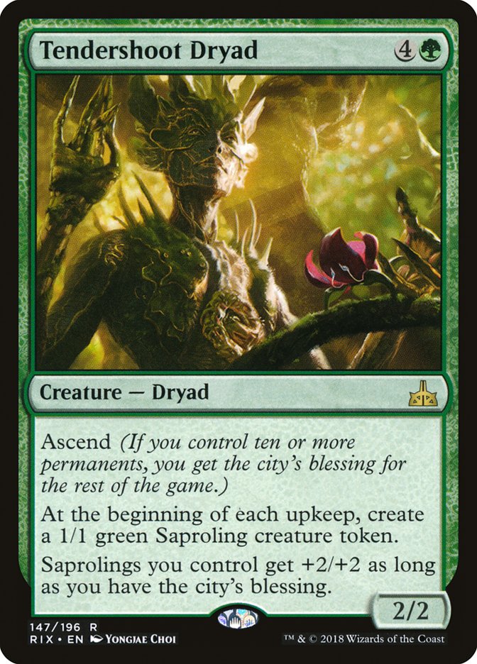 Tendershoot Dryad [Rivals of Ixalan] | The CG Realm