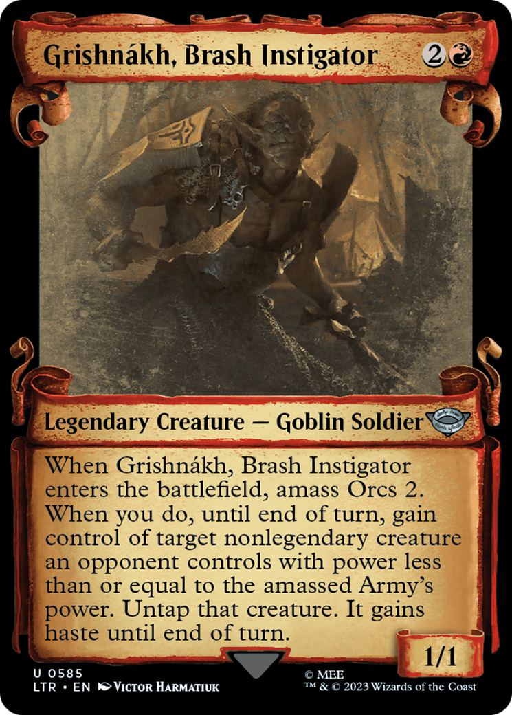 Grishnakh, Brash Instigator [The Lord of the Rings: Tales of Middle-Earth Showcase Scrolls] | The CG Realm