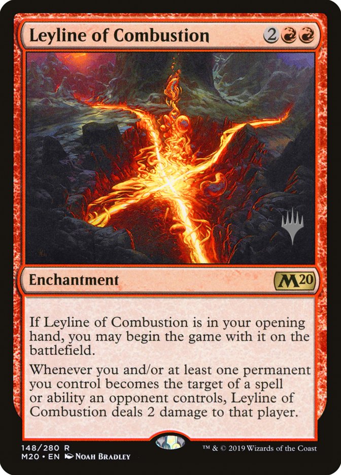 Leyline of Combustion (Promo Pack) [Core Set 2020 Promos] | The CG Realm