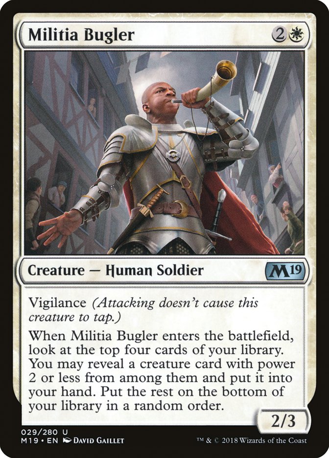 Militia Bugler [Core Set 2019] | The CG Realm