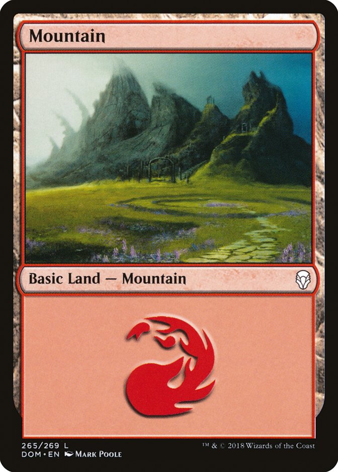 Mountain (265) [Dominaria] | The CG Realm