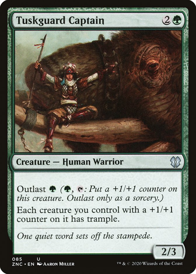 Tuskguard Captain [Zendikar Rising Commander] | The CG Realm