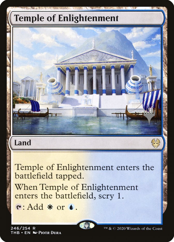 Temple of Enlightenment (Promo Pack) [Theros Beyond Death Promos] | The CG Realm