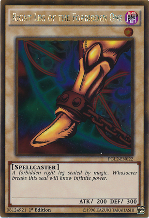 Right Leg of the Forbidden One [PGL2-EN022] Gold Rare | The CG Realm