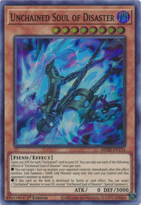 Unchained Soul of Disaster [MP20-EN154] Super Rare | The CG Realm