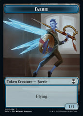 Faerie // Rogue Double-Sided Token [Streets of New Capenna Commander Tokens] | The CG Realm