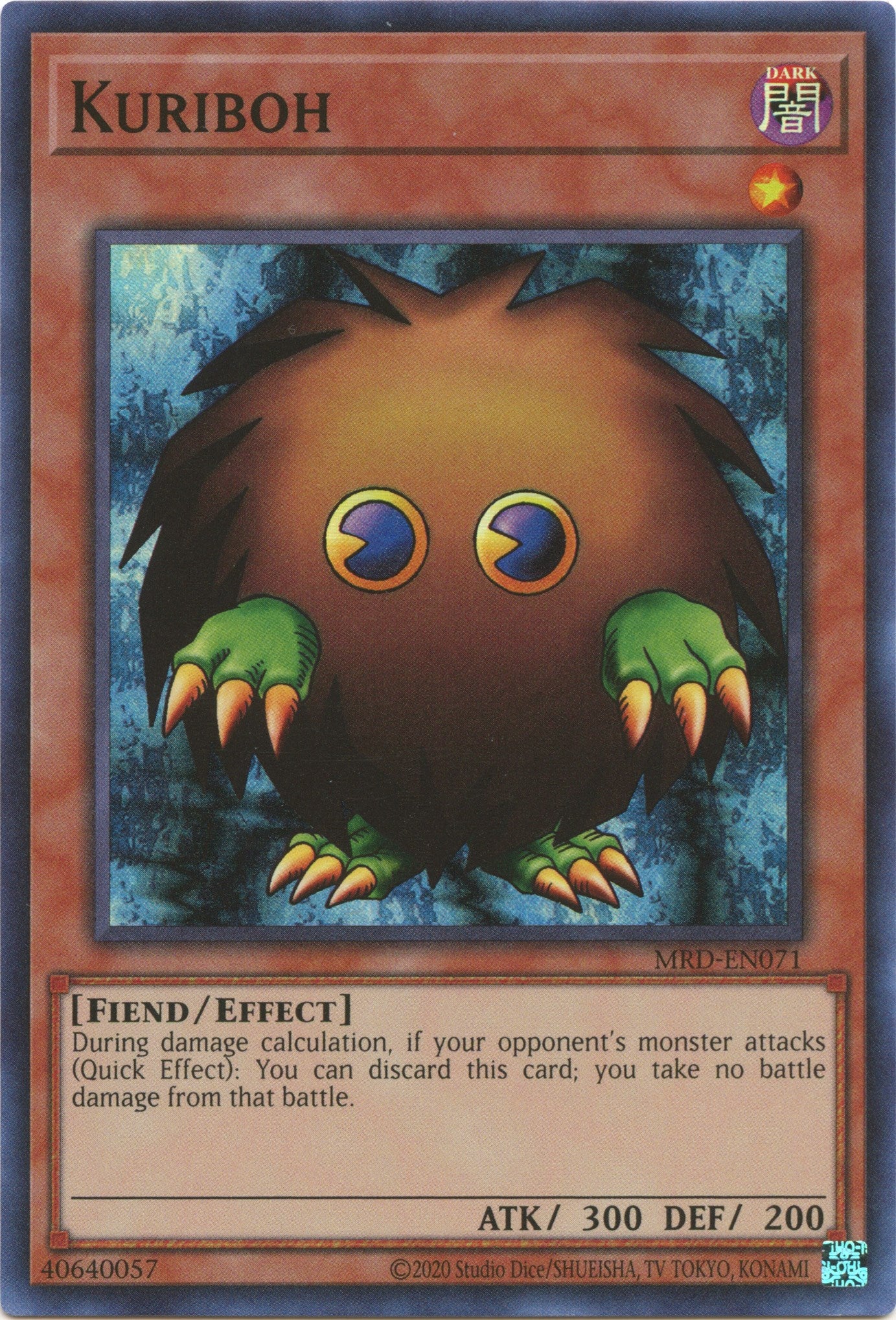 Kuriboh (25th Anniversary) [MRD-EN071] Super Rare | The CG Realm