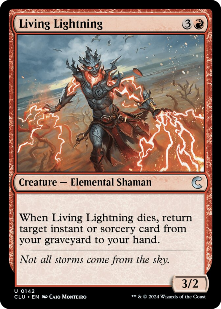 Living Lightning [Ravnica: Clue Edition] | The CG Realm