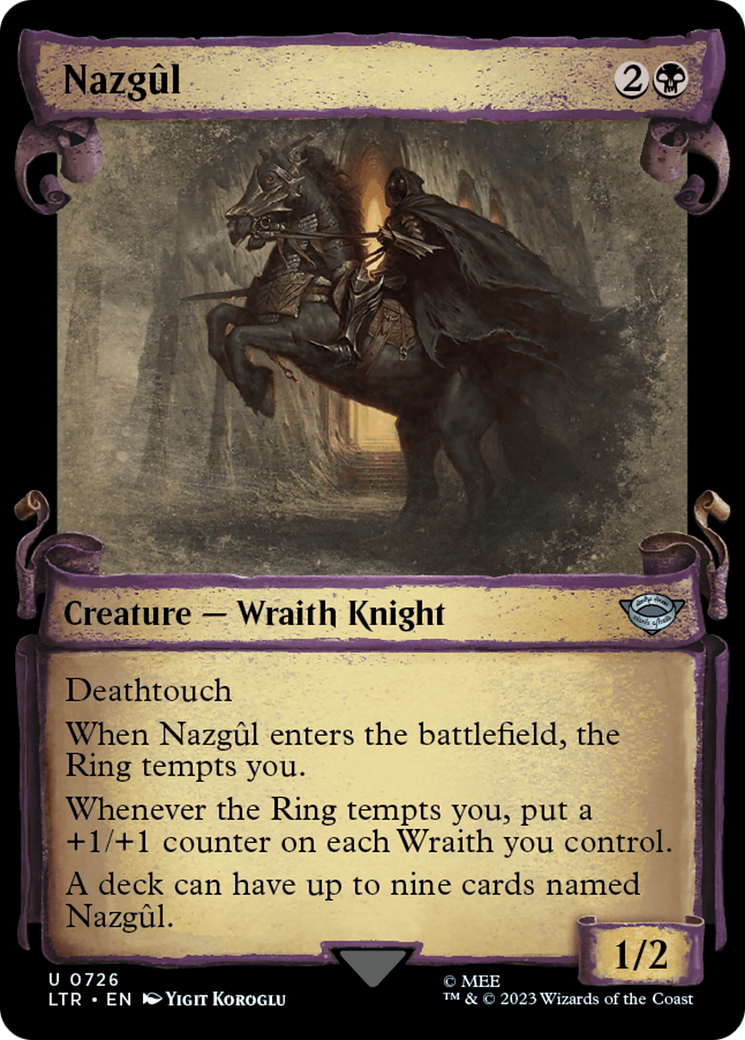 Nazgul (0726) [The Lord of the Rings: Tales of Middle-Earth Showcase Scrolls] | The CG Realm