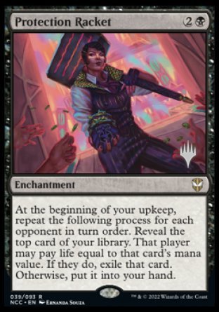 Protection Racket (Promo Pack) [Streets of New Capenna Commander Promos] | The CG Realm