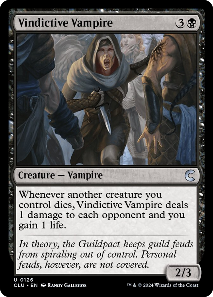 Vindictive Vampire [Ravnica: Clue Edition] | The CG Realm