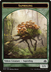 Saproling // Goblin Double-Sided Token [Planechase Anthology Tokens] | The CG Realm