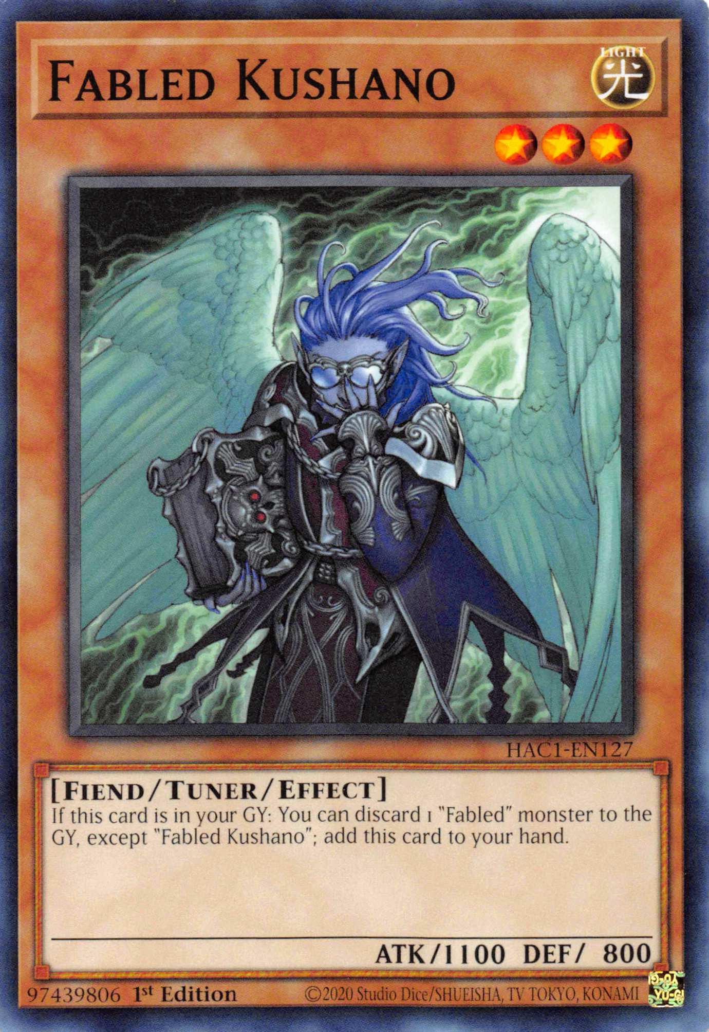 Fabled Kushano [HAC1-EN127] Common | The CG Realm