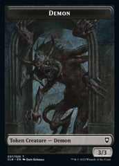 Treasure // Demon Double-Sided Token [Commander Legends: Battle for Baldur's Gate Tokens] | The CG Realm