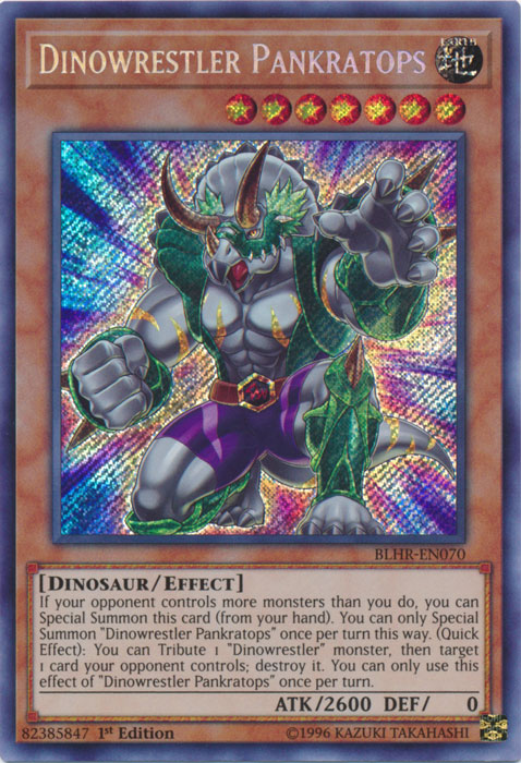 Dinowrestler Pankratops [BLHR-EN070] Secret Rare | The CG Realm